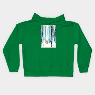 (Greeting Card) Fox in the Forest Kids Hoodie